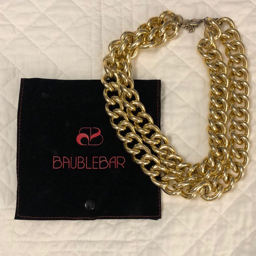 Baublebar chain link necklace